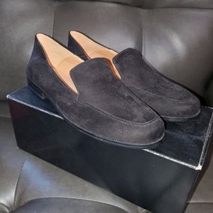 J crew microsuede loafers